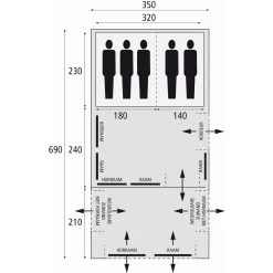 Bardani Airspace 350 TC Opblaasbare Tent 2023 -Kampeeruitrusting 139914 000 08 scaled