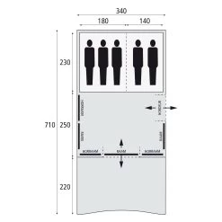 Bardani Spitfire 340 XL Deluxe RSTC Tunneltent 2023 -Kampeeruitrusting 139917 000 10 1 scaled