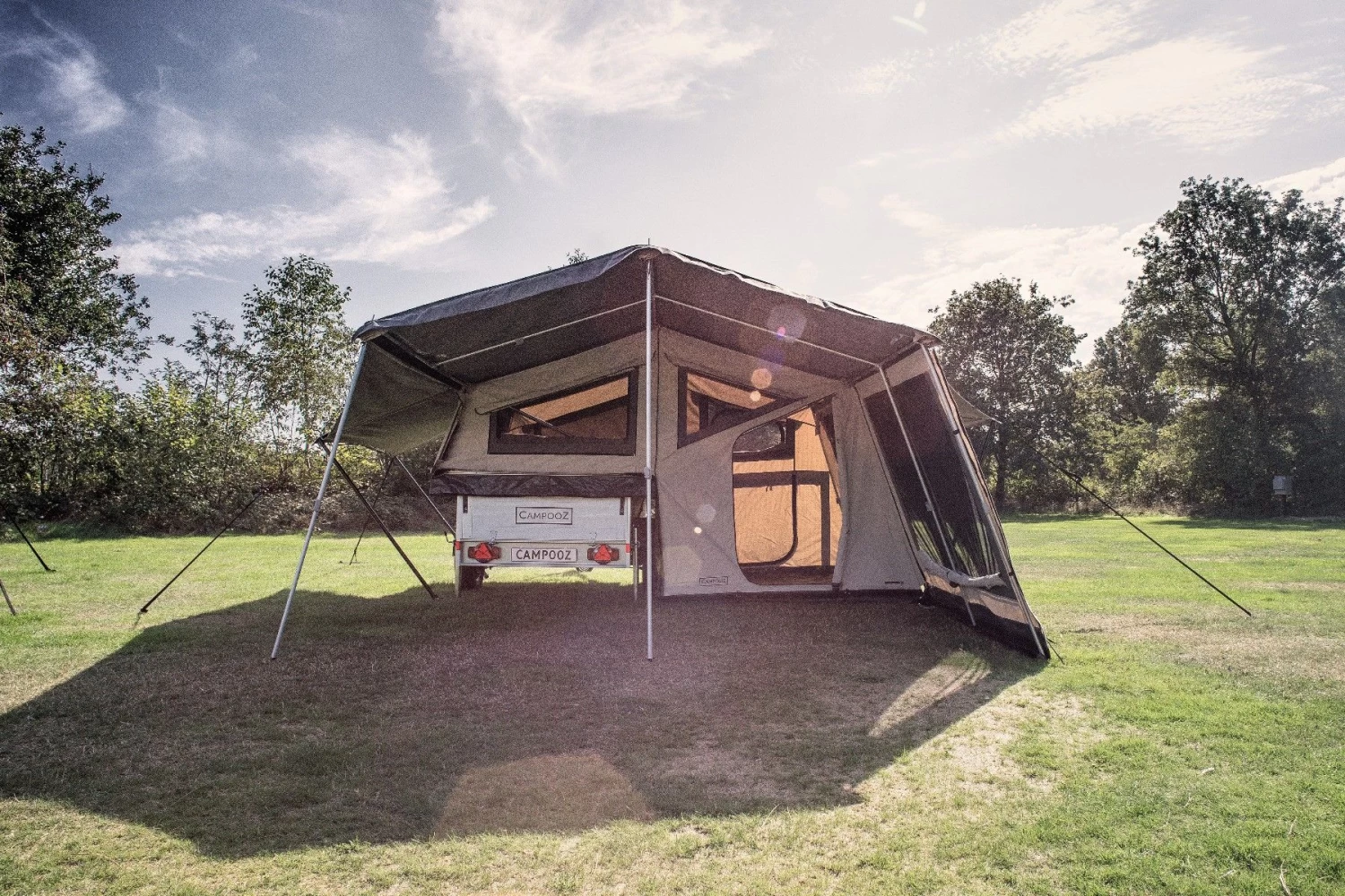 Campooz Fat Freddy Camping Vouwwagen Inclusief Voortent 1 Campooz Fat Freddy Camping Vouwwagen Inclusief Voortent