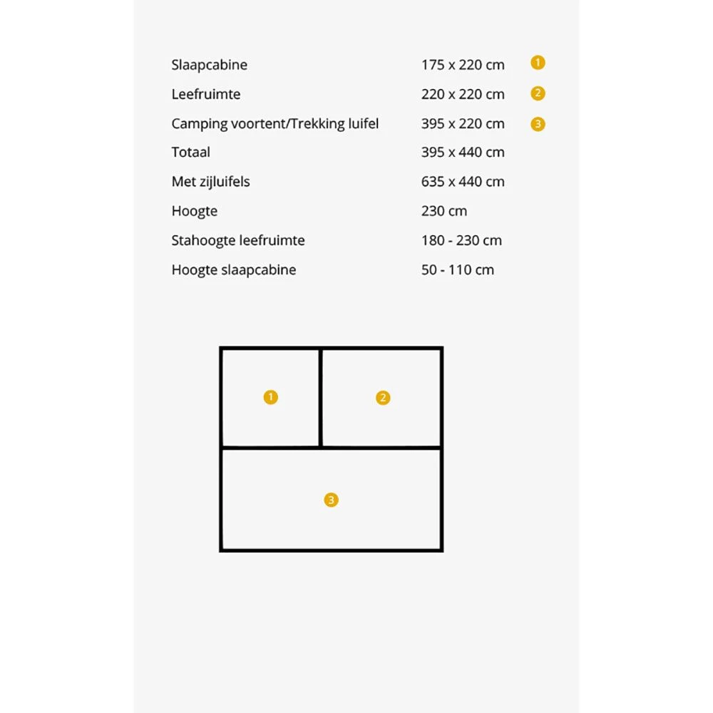 Campooz Fat Freddy Camping Vouwwagen Inclusief Voortent 2 Campooz Fat Freddy Camping Vouwwagen Inclusief Voortent - Afbeelding 2
