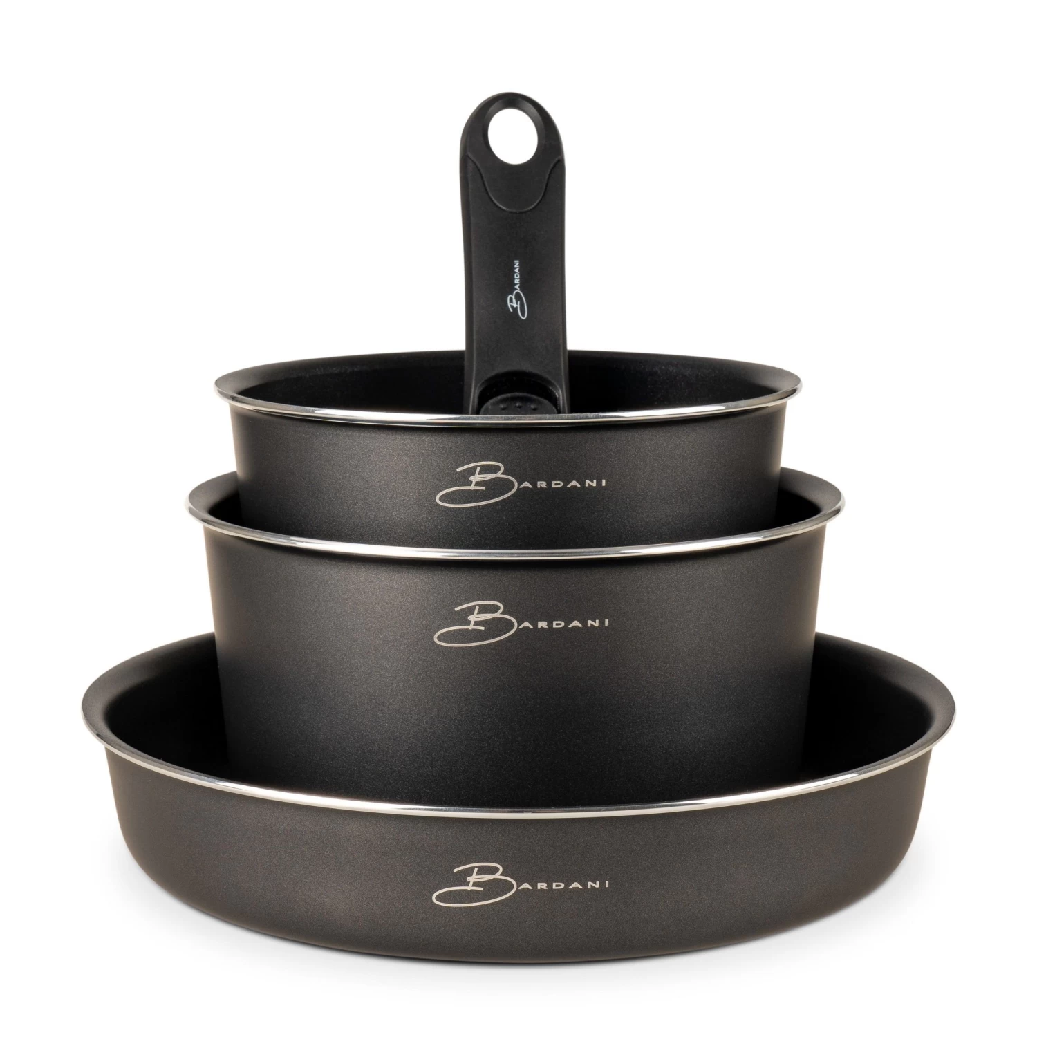 Bardani Panna Pannenset Met Opbergtas 3-delig 1 Bardani Panna Pannenset Met Opbergtas 3-delig