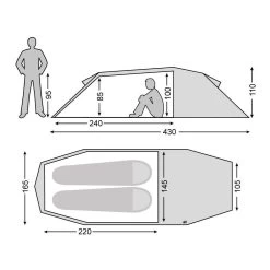 Nordisk Oppland 2 SI Lichtgewicht Tunneltent 7 Nordisk Oppland 2 SI Lichtgewicht Tunneltent -Kampeeruitrusting 142175 300 04