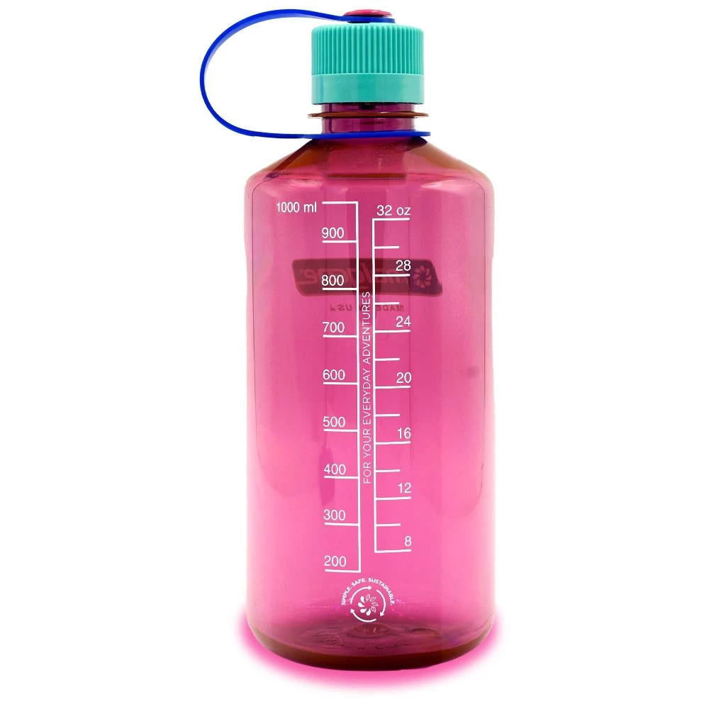 Nalgene Narrow Mouth Sustain Drinkfles 1 Liter Electric Magenta 2 Nalgene Narrow Mouth Sustain Drinkfles 1 Liter Electric Magenta - Afbeelding 2
