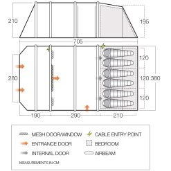 Vango Lismore Air 600XL Opblaasbare Tent 11 Vango Lismore Air 600XL Opblaasbare Tent -Kampeeruitrusting 143517 900 06
