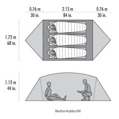 MSR Mutha Hubba NX Lichtgewicht Koepeltent 5 MSR Mutha Hubba NX Lichtgewicht Koepeltent -Kampeeruitrusting 146047 300 03