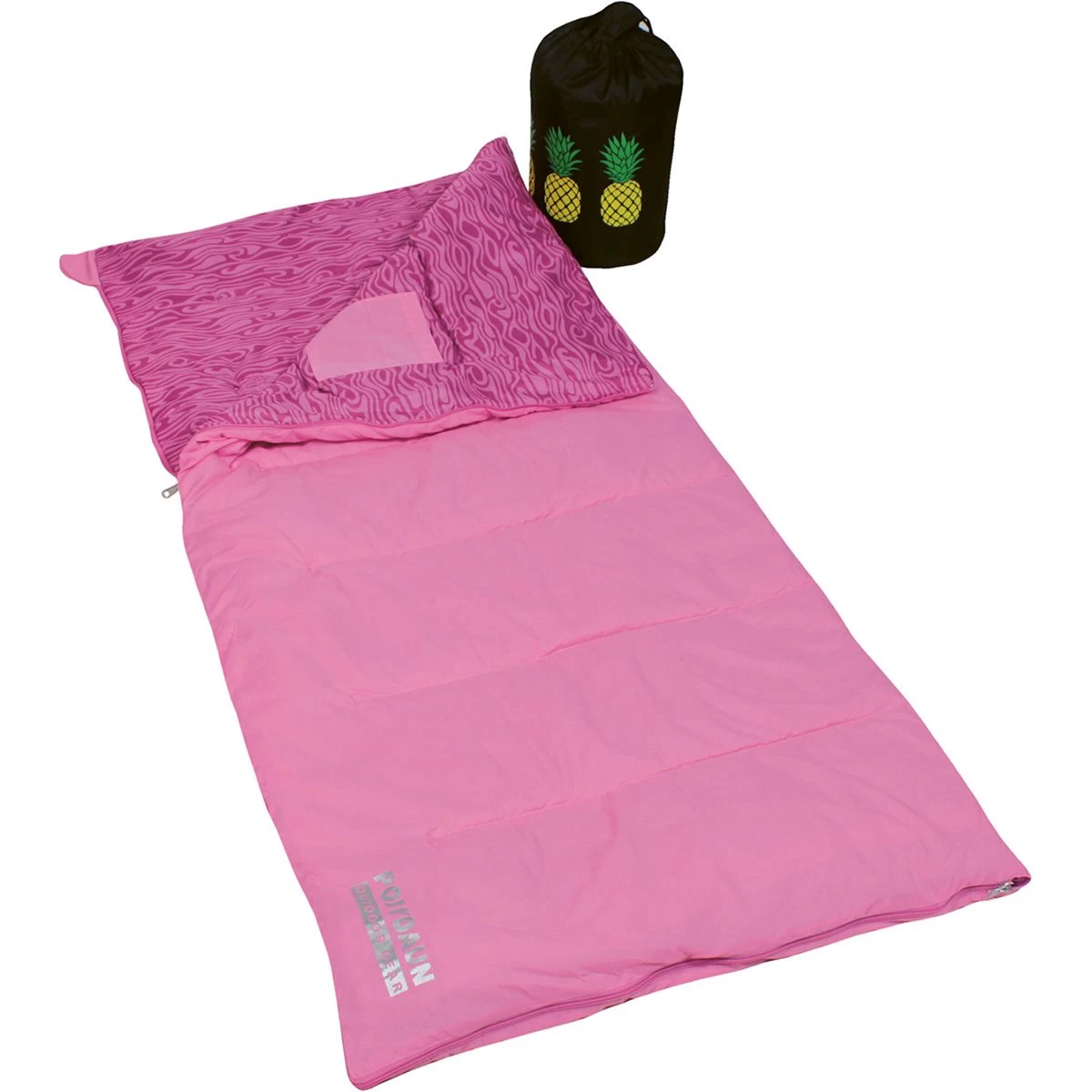 Polydaun Beach House Slaapzak Junior Pink Pineapple 1 Polydaun Beach House Slaapzak Junior Pink Pineapple