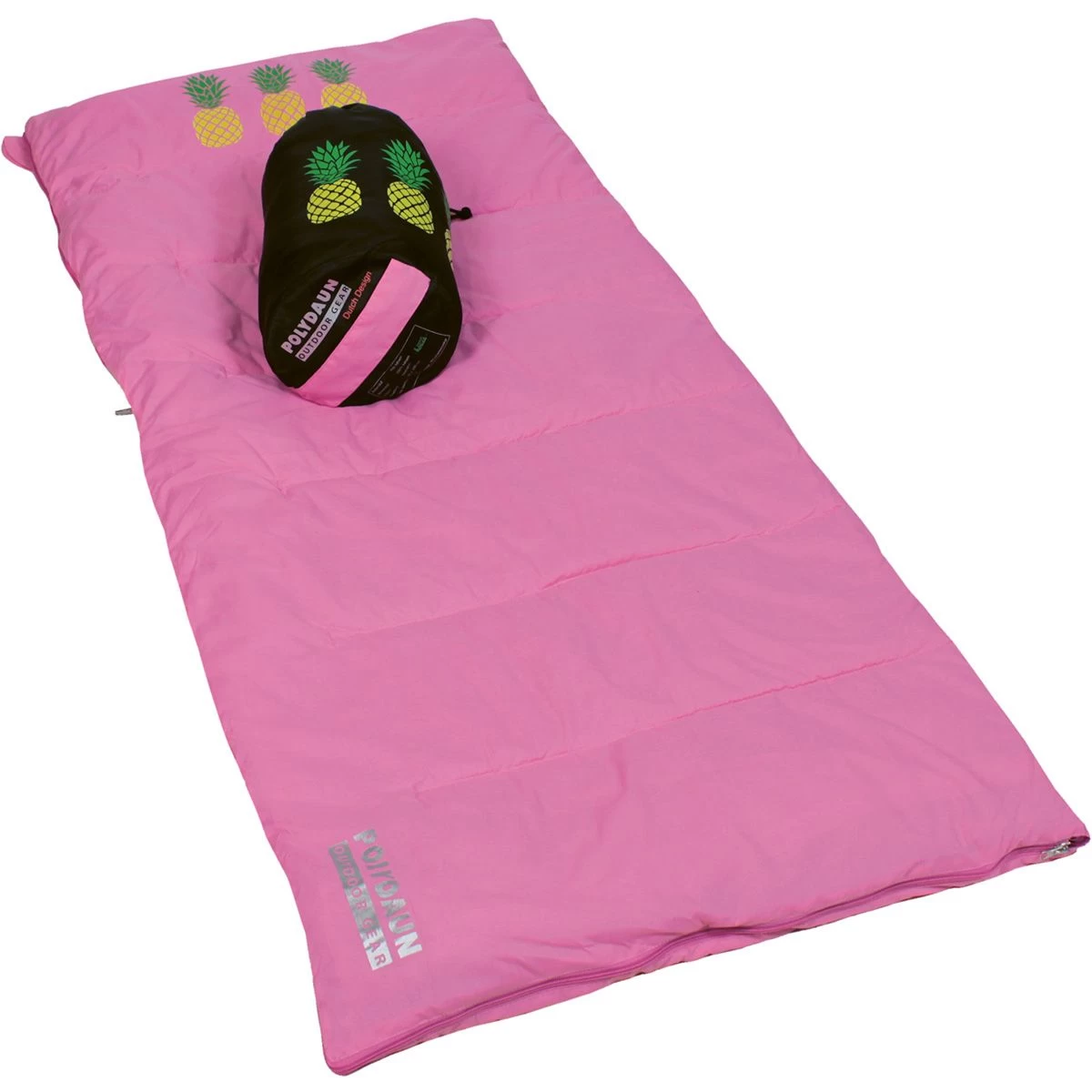 Polydaun Beach House Slaapzak Junior Pink Pineapple 3 Polydaun Beach House Slaapzak Junior Pink Pineapple - Afbeelding 3