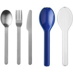 Mepal Ellipse Bestekset Vivid Blue 3-delig -Kampeeruitrusting 149403 200 02