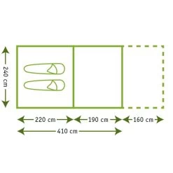 Karsten Opera 2400 Tunneltent -Kampeeruitrusting 152117 000 15